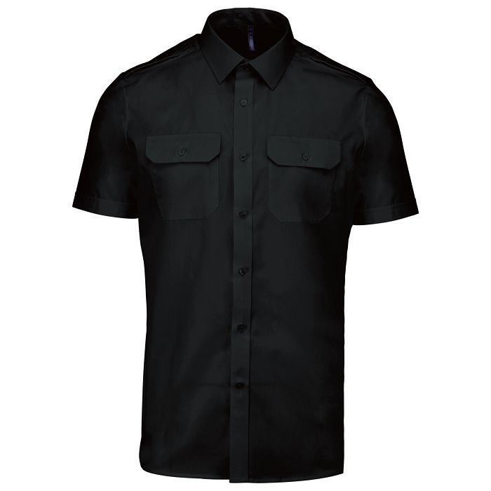  Chemise pilote manches courtes homme