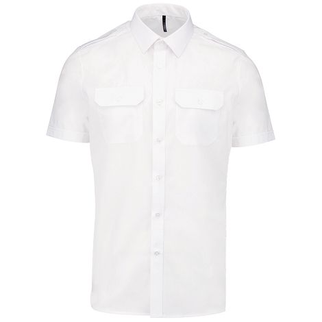 Chemise pilote manches courtes homme
