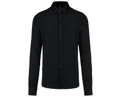 Chemise maille piquée manches longues