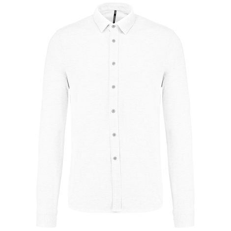  Chemise maille piquée manches longues