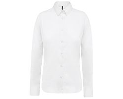 Chemise popeline manches longues femme