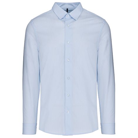  Chemise popeline manches longues homme