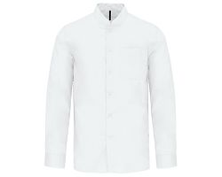 Chemise col mao manches longues