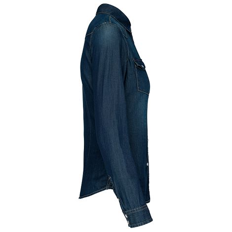  Chemise denim manches longues femme