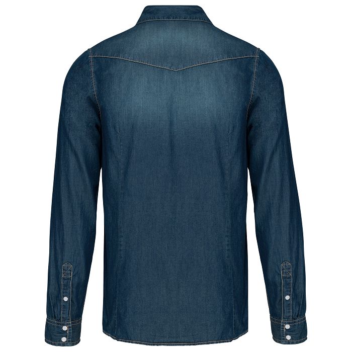  Chemise denim manches longues