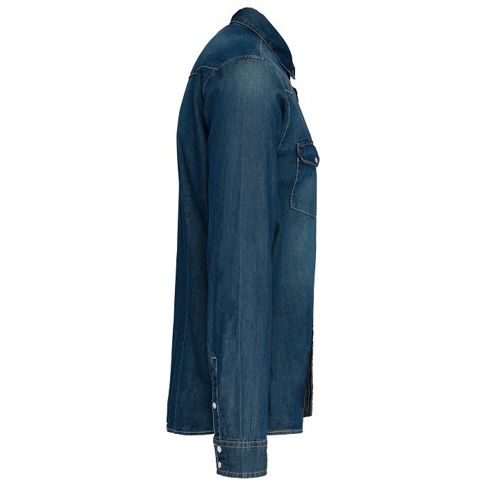  Chemise denim manches longues