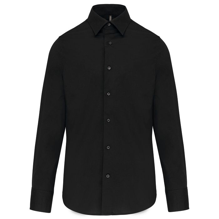  Chemise coton / élasthanne manches longues homme