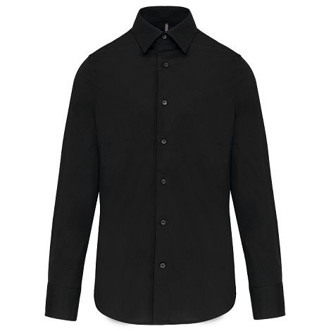  Chemise coton / élasthanne manches longues homme