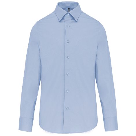  Chemise coton / élasthanne manches longues homme