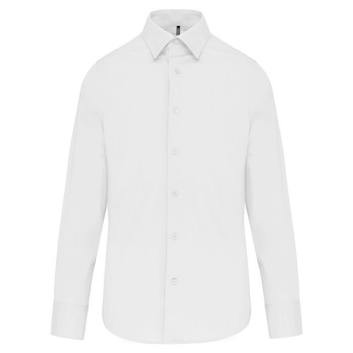  Chemise coton / élasthanne manches longues homme