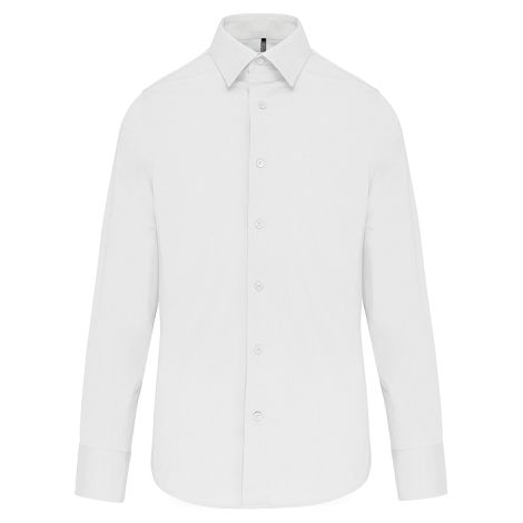  Chemise coton / élasthanne manches longues homme