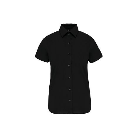  Chemise coton / élasthanne manches courtes femme