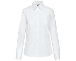 Chemise Oxford manches longues femme