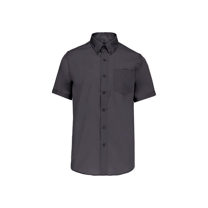  Chemise micro-sergé manches courtes sans repassage