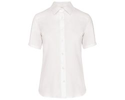 Chemise manches courtes sans repassage femme