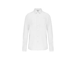 Chemise popeline manches longues