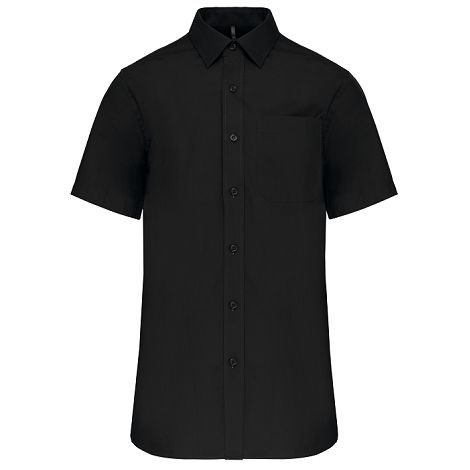  Chemise popeline manches courtes