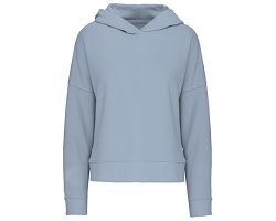 Sweat-shirt capuche lounge Bio femme