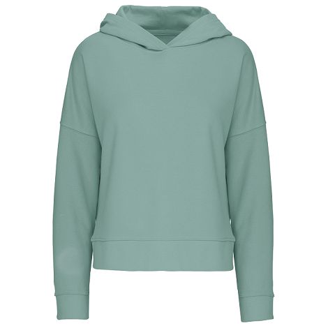  Sweat-shirt capuche lounge Bio femme