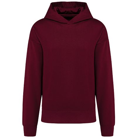  Sweatshirt à capuche molleton oversize unisexe