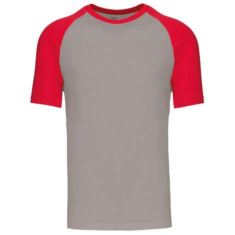  Baseball > t-shirt bicolore manches courtes