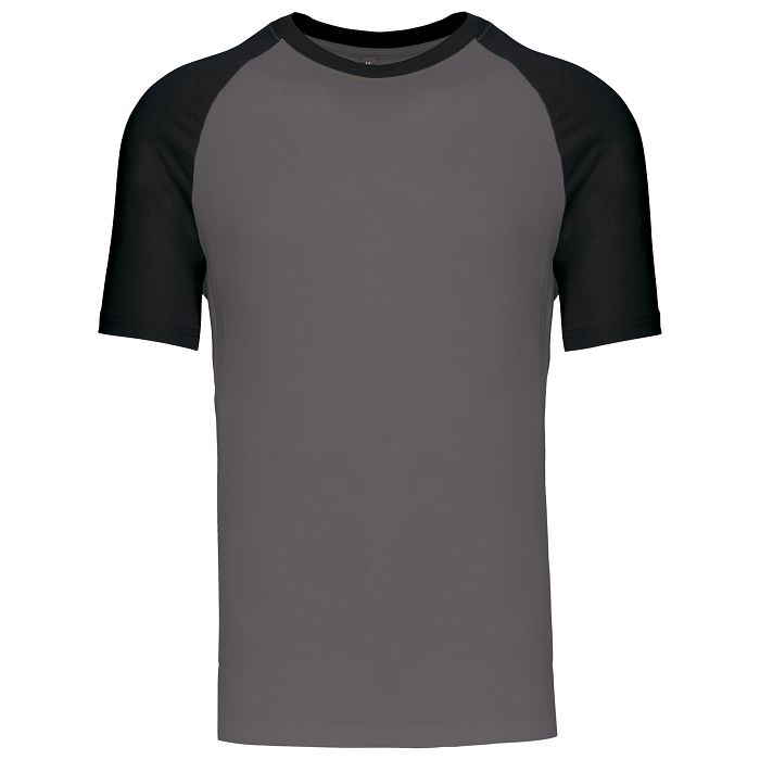  Baseball > t-shirt bicolore manches courtes