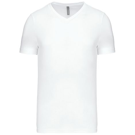  T-shirt col V manches courtes