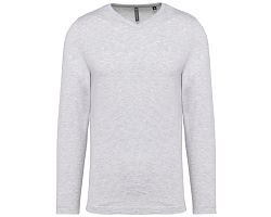 T-shirt col V manches longues