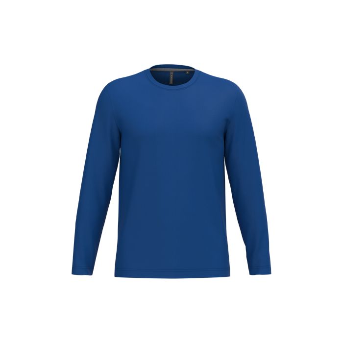  T-shirt col rond manches longues homme