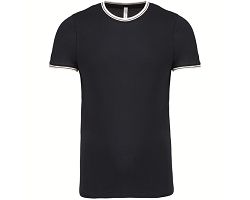 T-shirt maille piquée col rond homme