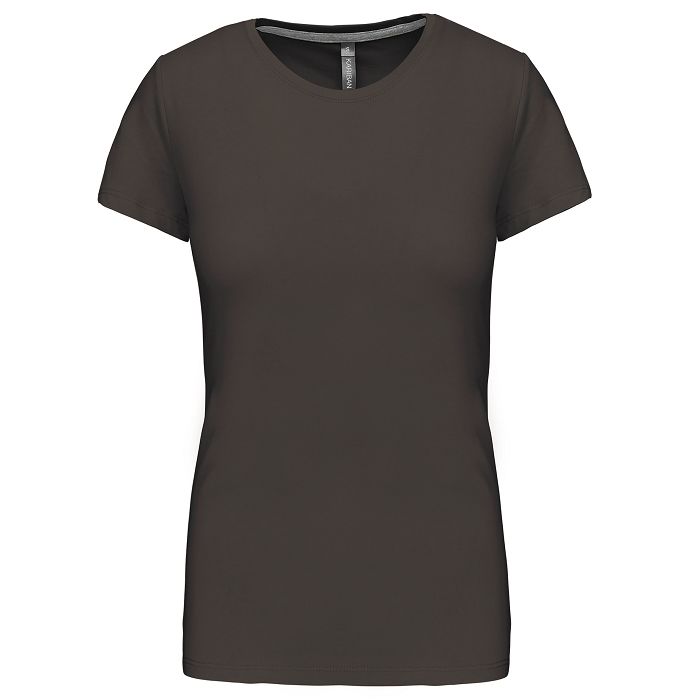  T-shirt col rond manches courtes femme