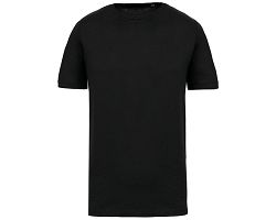 T-shirt Bio col à bords francs manches courtes homme