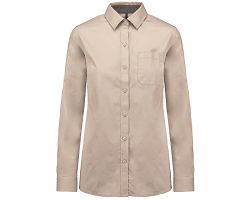 Chemise coton Nevada manches longues femme