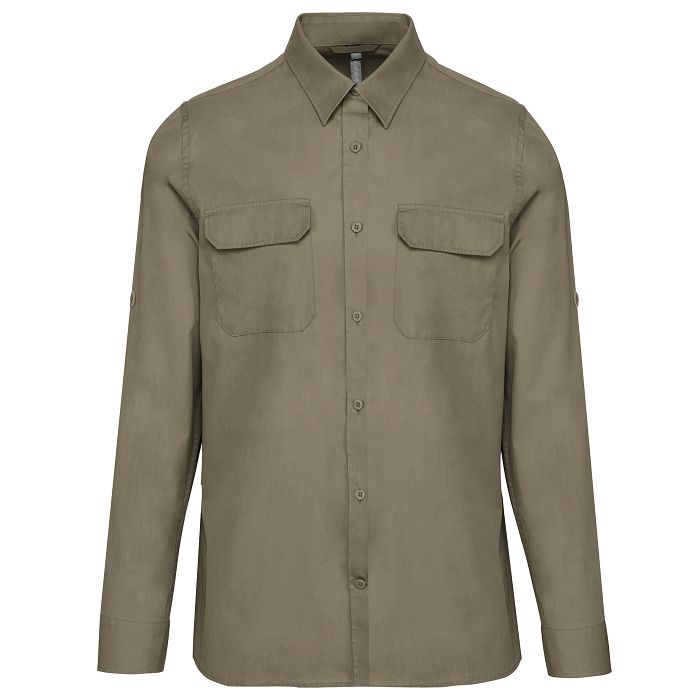  Chemise safari manches longues homme