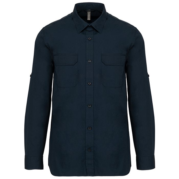  Chemise safari manches longues homme