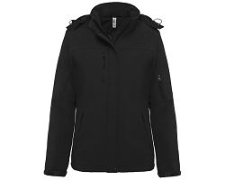 Parka softshell doublée capuche femme