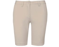 Bermuda chino femme