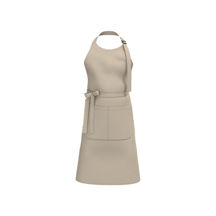  Tablier avec poche en coton Bio