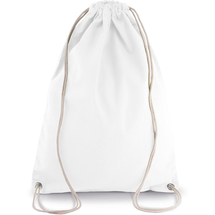  Sac à dos en coton avec cordelettes