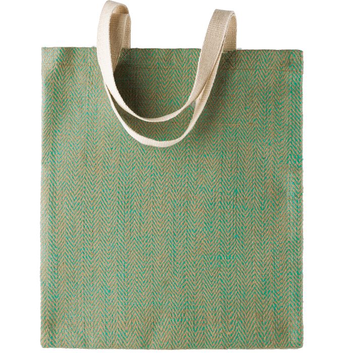  Sac en toile de jute teint 100% naturel