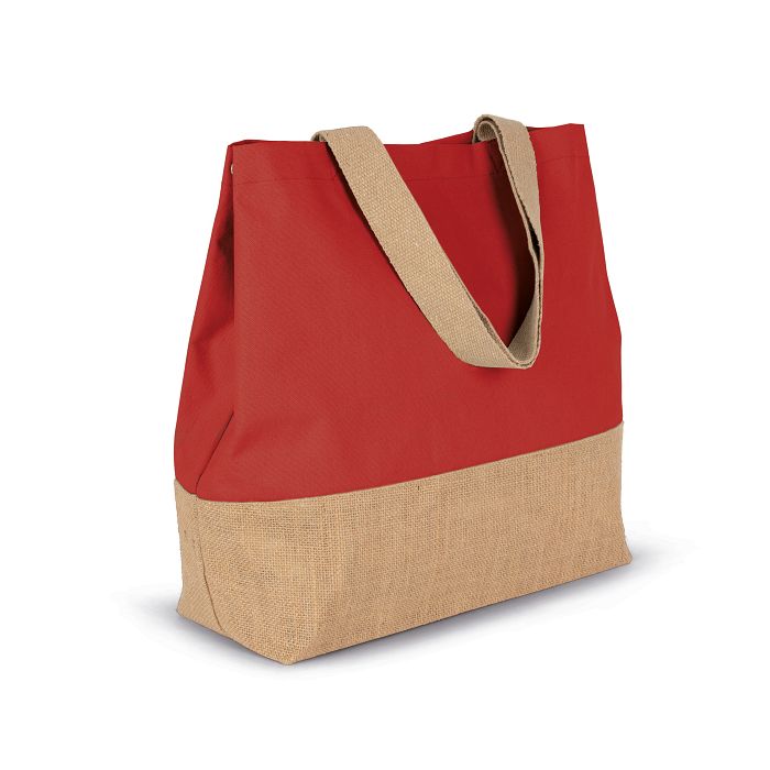  Sac shopping en toiles de coton & jute