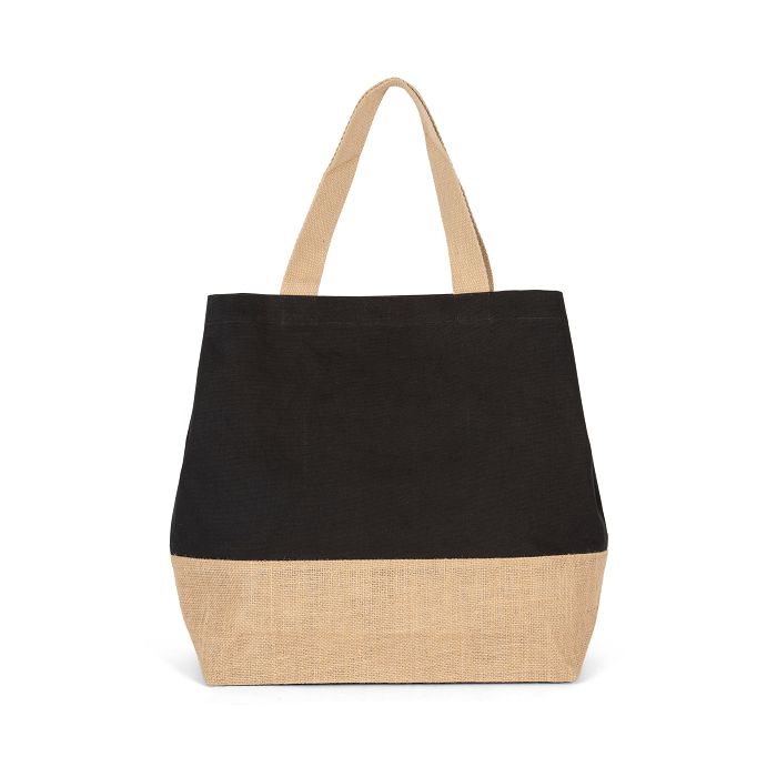  Sac shopping en toiles de coton & jute