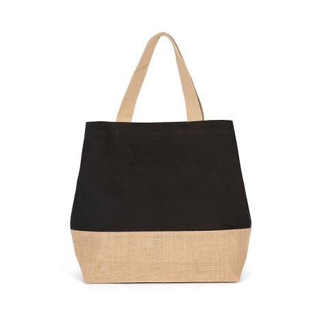  Sac shopping en toiles de coton & jute