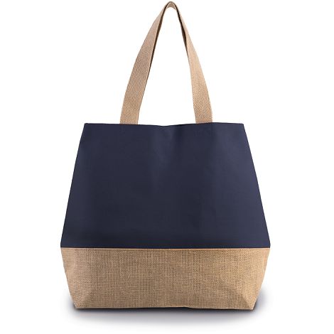  Sac shopping en toiles de coton & jute