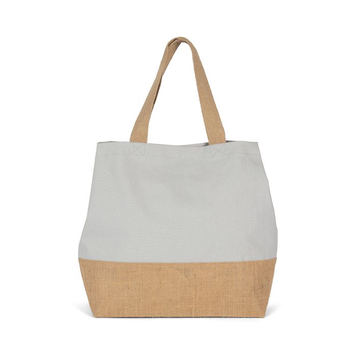  Sac shopping en toiles de coton & jute