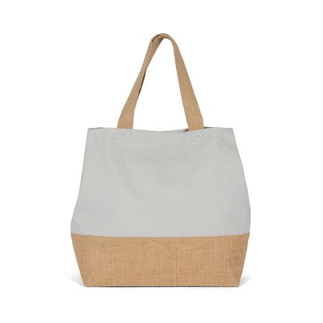  Sac shopping en toiles de coton & jute