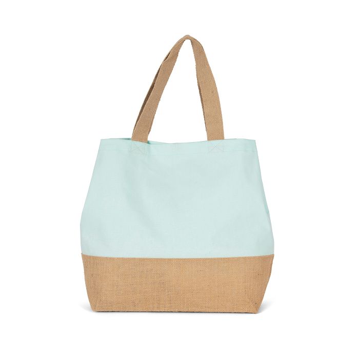  Sac shopping en toiles de coton & jute