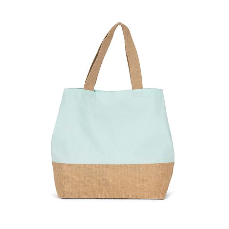  Sac shopping en toiles de coton & jute