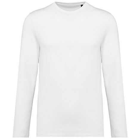  T-shirt Supima® col rond manches longues homme