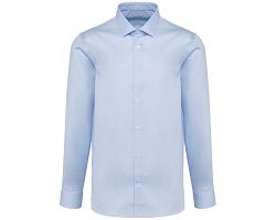 Chemise popeline manches longues homme